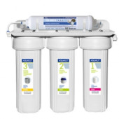 Фильтр под мойку с постфильтром четырехступенчатый (двойные уплотнения в колбе)