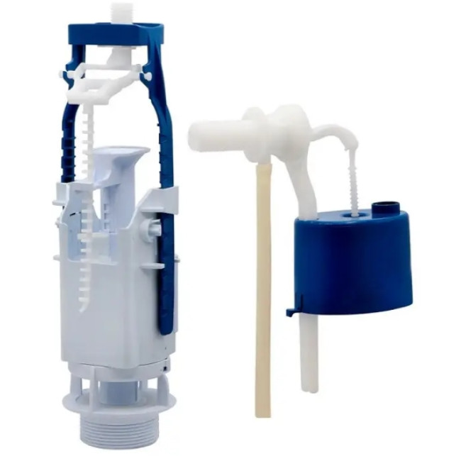 Арматура для зливного бачка з бічним підведенням води Арт.АБ 77.54.У1.3 Арматура для зливного бачка з бічним підведенням води Арт.АБ 77.54.У1.3