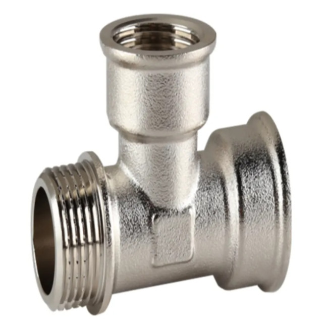Тройник 1/2" ВВЗ никель STT11-BBN; ZEGOR Тройник 1/2" ВВЗ никель STT11-BBN; ZEGOR