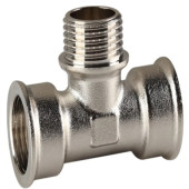 Тройник 1/2" ВЗВ никель STT11-BNB; ZEGOR Тройник 1/2" ВЗВ никель STT11-BNB; ZEGOR