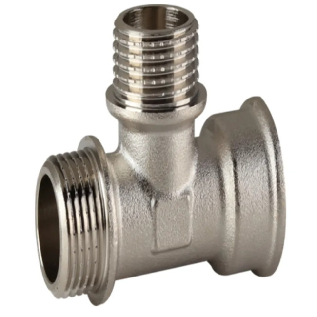 Тройник 1/2" ВЗЗ никель STT11-BNN; ZEGOR Тройник 1/2" ВЗЗ никель STT11-BNN; ZEGOR