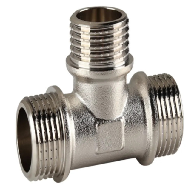 Тройник 1/2" ЗЗЗ никель STT11-NNN; ZEGOR Тройник 1/2" ЗЗЗ никель STT11-NNN; ZEGOR
