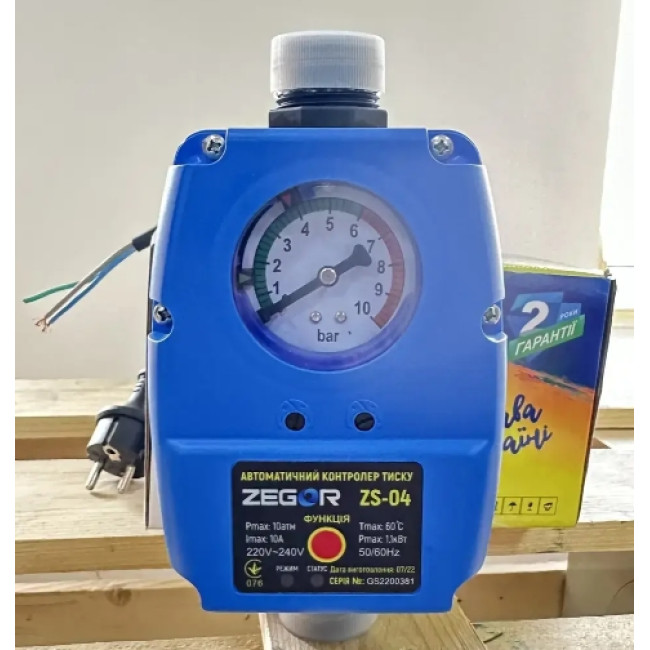 Контролер тиску ZS-04 ZEGOR