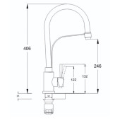 ЗМІШУВАЧ ДЛЯ КУХНІ SAP4-D090 ZEGOR ЗМІШУВАЧ ДЛЯ КУХНІ SAP4-D090 ZEGOR