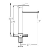 СМЕСИТЕЛЬ ДЛЯ УМЫВАТЕЛЯ LEB1-B123 ZEGOR
