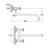 Смеситель для кухни DMX12-A605 ZEGOR