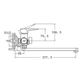 Смеситель для ванны PUD7-A045KH ZEGOR Смеситель для ванны PUD7-A045KH ZEGOR