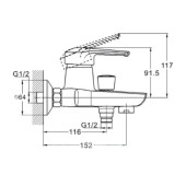 Смеситель для ванны SWZ3-A182 ZEGOR
