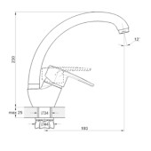 ЗМІШУВАЧ ДЛЯ КУХНІ YUB4-A279 ZEGOR ЗМІШУВАЧ ДЛЯ КУХНІ YUB4-A279 ZEGOR