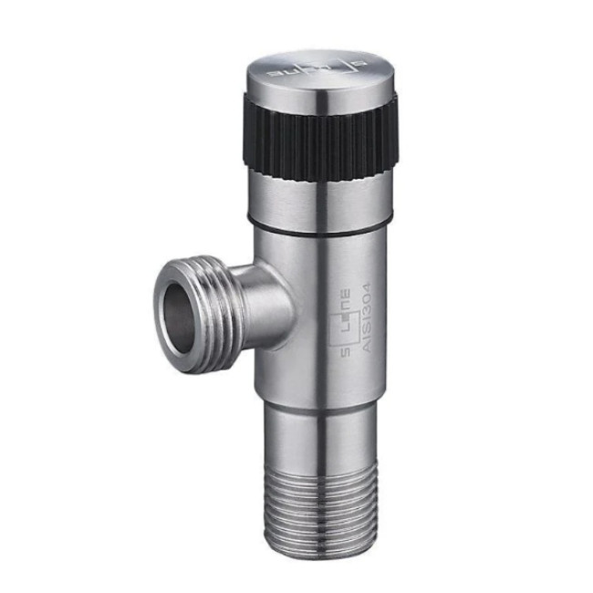 Кран кутовий 1I2х1I2 SOLONE нерж DF-1022