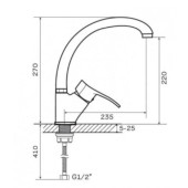 ЗМІШУВАЧ ДЛЯ КУХНІ DYU4-A182 ZEGOR