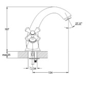 Смеситель для умывальника DAK1-A827 ZEGOR Смеситель для умывальника DAK1-A827 ZEGOR