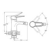 ЗМІШУВАЧ ДЛЯ БІДЕ PUD2-A045MG ZEGOR ЗМІШУВАЧ ДЛЯ БІДЕ PUD2-A045MG ZEGOR