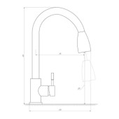 СМЕСИТЕЛЬ ДЛЯ КУХНИ SAP4-H090 ZEGOR
