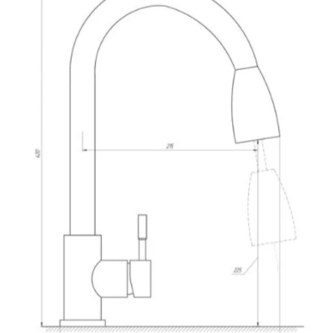 СМЕСИТЕЛЬ ДЛЯ КУХНИ SAP4-H090 ZEGOR