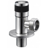 Кран угловой 1I2х3I4 SOLONE нерж DF-1043 Кран угловой 1I2х3I4 SOLONE нерж DF-1043