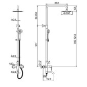 ДУШОВА СИСТЕМА JAT16-A094 Solone