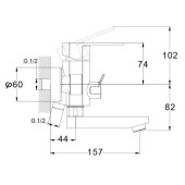 Смеситель для ванны LAB3-A136 TROYA Смеситель для ванны LAB3-A136 TROYA