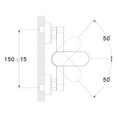 Смеситель для ванны LAB5-A136 TROYA Смеситель для ванны LAB5-A136 TROYA