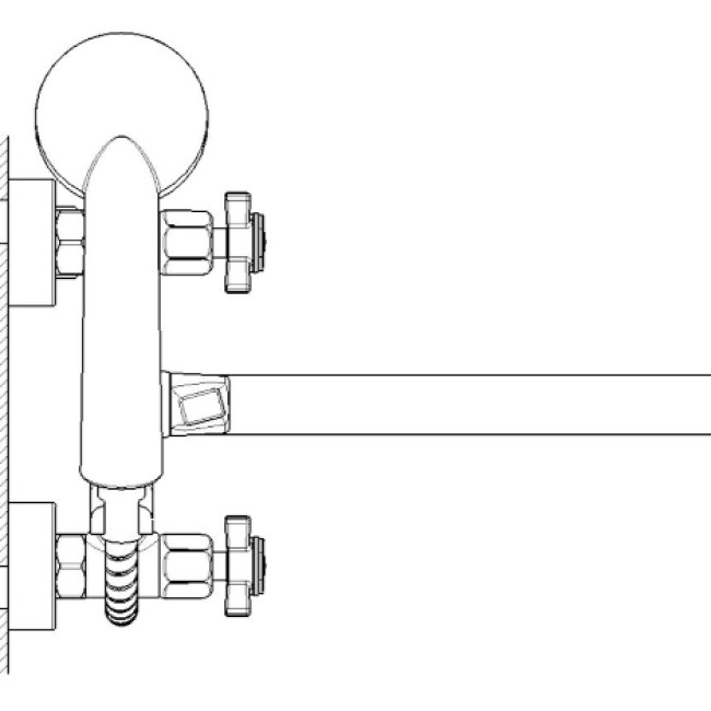 Змішувач для ванни QMG7-A621 TROYA Змішувач для ванни QMG7-A621 TROYA