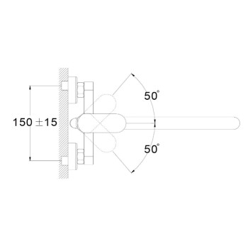 Змішувач для ванни LAB7-A136 TROYA 2