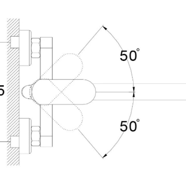 Змішувач для ванни LAB7-A136 TROYA Змішувач для ванни LAB7-A136 TROYA