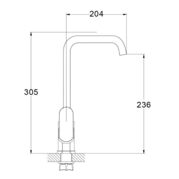 СМЕСИТЕЛЬ ДЛЯ КУХНИ LAB4-A136 TROYA 2