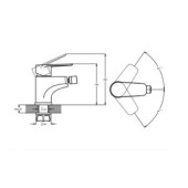 ЗМІШУВАЧ ДЛЯ БІДЕ BGX2-A189 TROYA