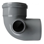 Коліно двоплощинне 110/50/87,5 (ліве) з гумкою. Коліно двоплощинне 110/50/87,5 (ліве) з гумкою.