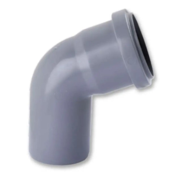 Колено 50/67 (с резинкой) Колено 50/67 (с резинкой)