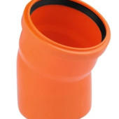 Колено помаранч.110/20 (с резинкой) Колено помаранч.110/20 (с резинкой)