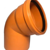 Колено помаранч.110/67 (с резинкой) Колено помаранч.110/67 (с резинкой)