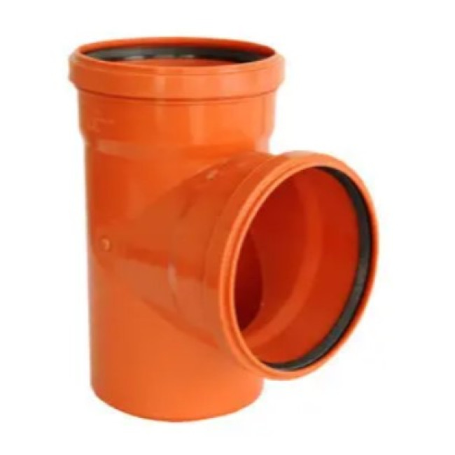 Тройник оранжевый 110/110/90 (с резинкой)