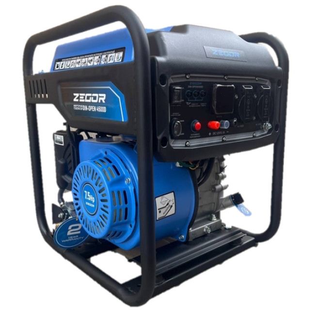 ГЕНЕРАТОР БЕНЗИНОВЫЙ DIN-OPEN 4500D (ZEGOR)