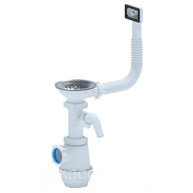 Сифон ANI GROT 3.1/2'*40мм с отводом для стиральной машины и переливом (A1045SEU) Сифон ANI GROT 3.1/2'*40мм с отводом для стиральной машины и переливом (A1045SEU)