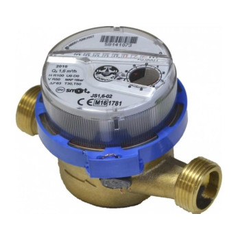 Лічильник ХВ Powogaz Smart+ JS 1,6 (Dn15) Код:9028200000