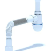 Сифон Ані 1 1/4'*40 з гнучкою трубою 40х40 (С2015EU)