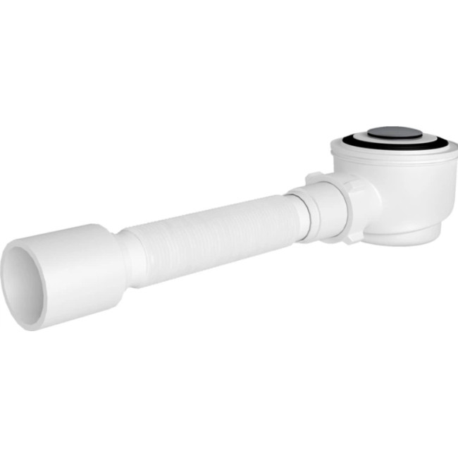 Сифон сантехнический для душевых поддонов, пробкой с пружиным фиксатором (E415CLSEU)
