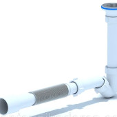 Сифон для биде 1 1/4''*32, c с гибкой трубой 32х40/50 (BD1016EU)