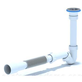 Сифон для біде 1 1/4''*32, c з гнучкою трубою 32х40/50 (BD1016EU)