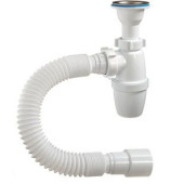 Сифон Ані Грот 1 1/2'*40 з відводом для пральної машини з гофротрубою 40*40/50 (A2015UKREU)