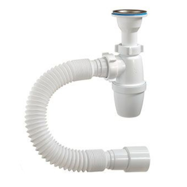 Сифон Ані Грот 1 1/2'*40 з відводом для пральної машини з гофротрубою 40*40/50 (A2015UKREU)