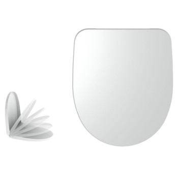 03603 Сидіння для унітазу біле Ірис, з плавнопадаючою функцією Soft/Close