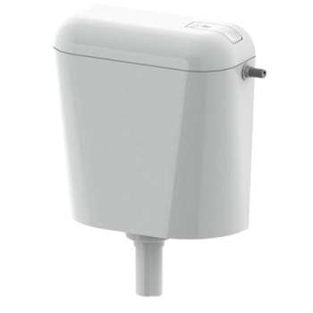 03601 Бачок унітазу пластиковий універсальний Start/Stop з бічним підведенням.