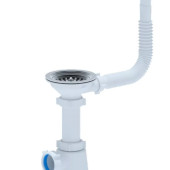 Сифон 3 1/2x40 для кухонних мийок з переливом (A0145DIYEU) Сифон 3 1/2x40 для кухонних мийок з переливом (A0145DIYEU)