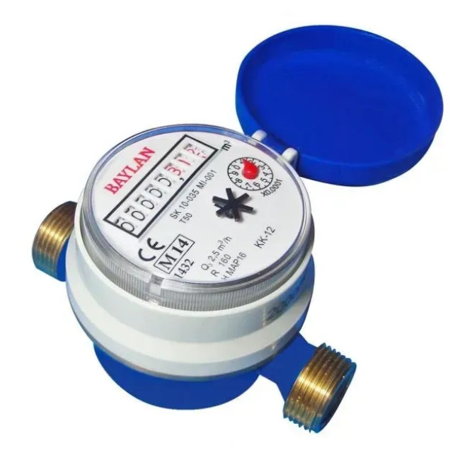 Лічильник ХВ Baylan TY+ Dn15 (L=110 КОРОТКИЙ, R 200, підг.імп.вих.) Лічильник ХВ Baylan TY+ Dn15 (L=110 КОРОТКИЙ, R 200, підг.імп.вих.)