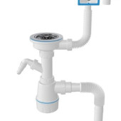 Сифон Ані Грот 1 1/2'*40 з переливом мийки (A0140EU) Сифон Ані Грот 1 1/2'*40 з переливом мийки (A0140EU)