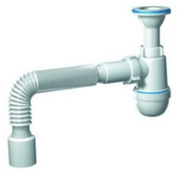 Сифон Ані 1 1/2'*40 з відп. с/м із г/тр 40х40/50 (C0315EU)