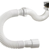 Сифон сантехнічний для душових піддонів 1 1/2' *50/60, клік-клак, хром (E410CEU)