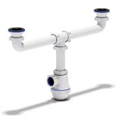 Сифон Ані Грот 1 1/2'*40 подвійний з відведенням прання. машини (A3500EU) Сифон Ані Грот 1 1/2'*40 подвійний з відведенням прання. машини (A3500EU)